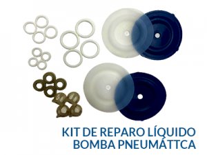 Kits de reparo liquido bomba pneumatica